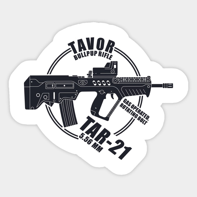 Tavor TAR 21 Sticker by Aim For The Face